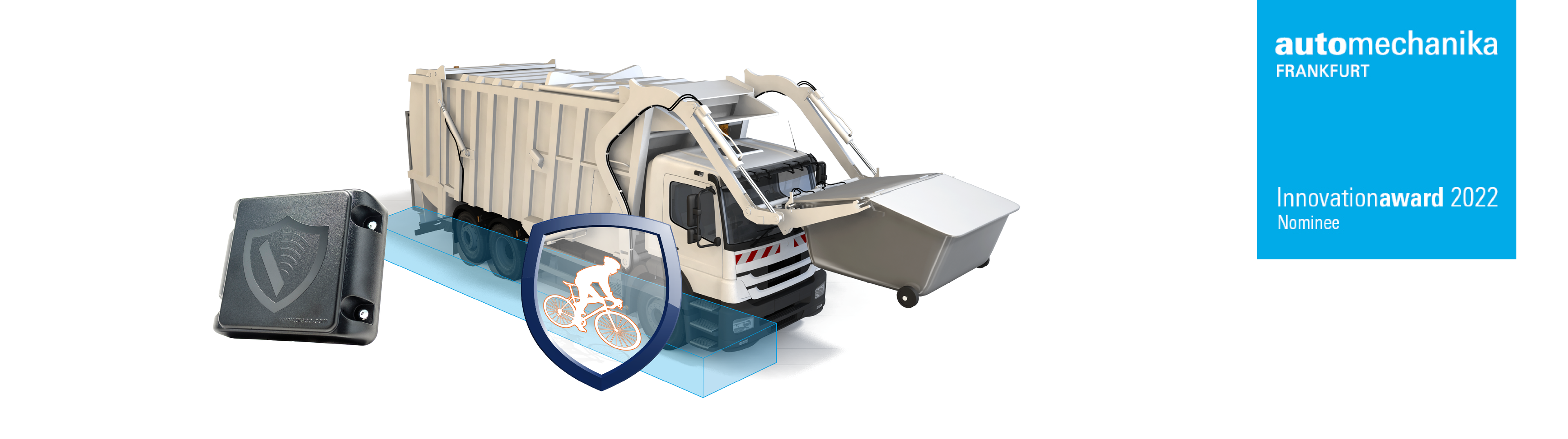 MEKRA Abbiegeassistent mit ULS für den Innovation Award der Automechanika nominiert